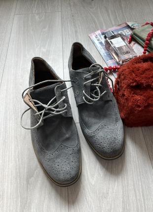 Кожаные туфли clarks2 фото