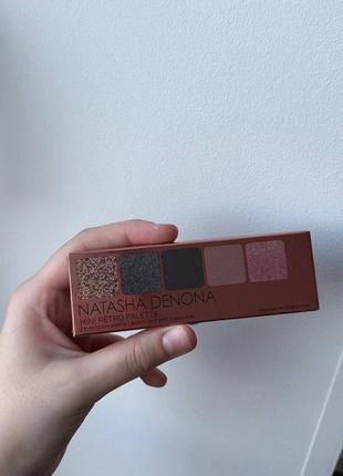 Natasha denona mini retro eyeshadow palette палетка тіней3 фото