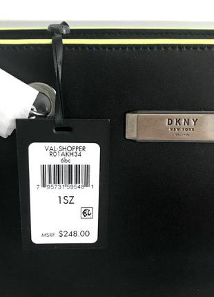 Сумка кожаная dkny val tote leather bag r01akh34 оригинал9 фото