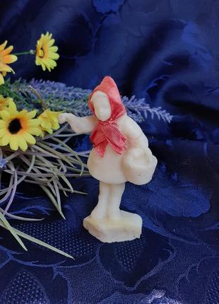 1940-е! 🧸♥️ фабрика художественной игрушки красная шапочка кукла статуэтка фигурка колкий пластик бакелит девочка с корзинкой антикварная редкая1 фото
