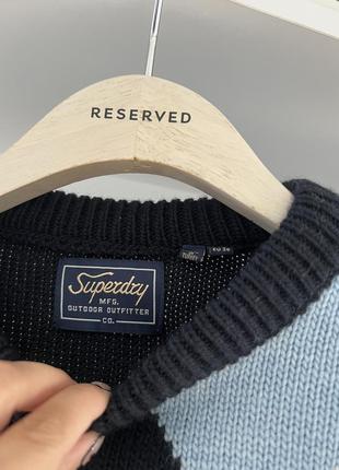 Крутой шерстяной свитер superdry7 фото