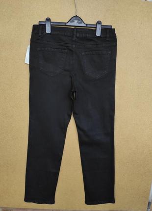 Прямые зауженные стрейтчевые джинсы высокая посадка george9 фото