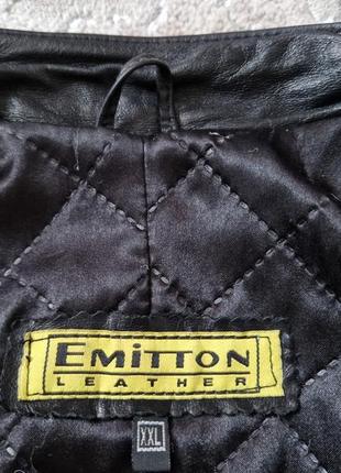 Emitton. мягкая кожаная куртка на ситипоне5 фото