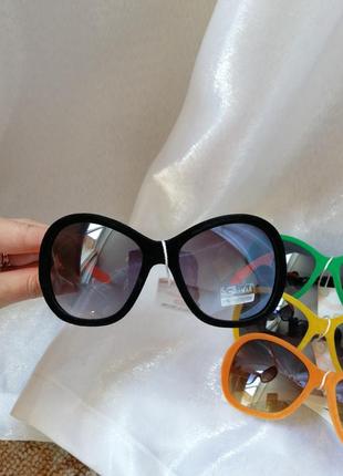 Неймовірно стильні круті іміджеві трендові окуляри гранди яскравих кольорах пухнаста оправа велюр ок2 фото