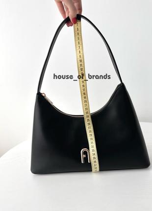 Женская брендовая кожаная сумочка furla diamante shoulder bag сумка оригинал кожа фурла на подарок жене подарок девушке8 фото