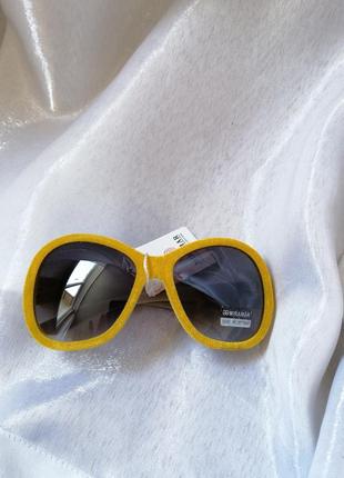 Неймовірно стильні круті іміджеві трендові окуляри гранди яскравих кольорах пухнаста оправа велюр ок10 фото