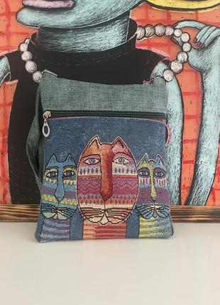 Сумка з котиками.