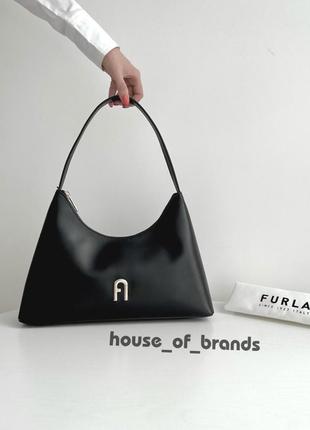 Женская брендовая кожаная сумочка furla diamante shoulder bag сумка оригинал кожа фурла на подарок жене подарок девушке