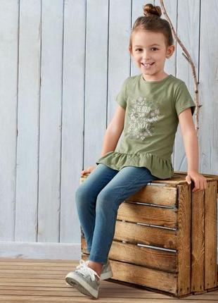 1-2 года набор реглан и футболка для девочки lupilu лонгслив детский хлопковый длинный рукав2 фото