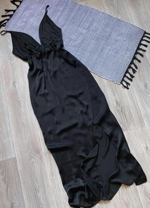 Сатинове плаття максі з імітацією запаху missguided