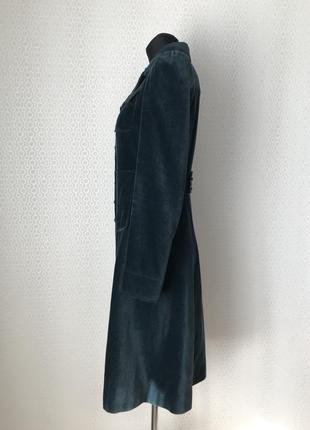 Тонке велюрове пальто дивовижного кольору від kookai, розмір фр 36, укр 42-442 фото