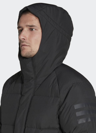 Мужская пуховая куртка adidas с капюшоном utilitas hg85814 фото