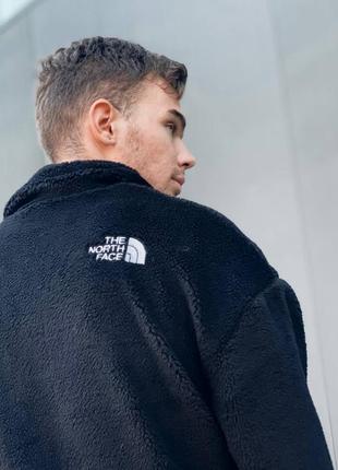 Плюшевый жакет кофта с вышивкой в стиле тн качественная tnf the north face тепла оверсайз5 фото