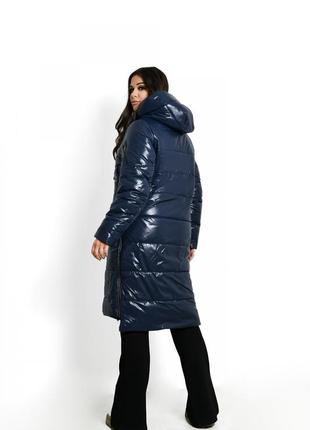 Жіноча зимова куртка пальто великих розмірів usef (50,52,54,56,58,60)6 фото