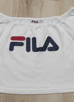 Легка укорочена кофта fila, кофточка-кроп fila, розмір m-l9 фото