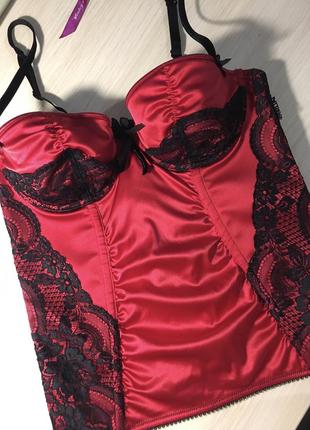 Сатиновий корсет valisere soire boudoir corset 75b 34b5 фото