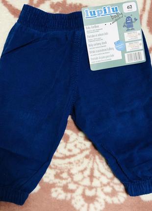 Вельветовые штанишки lupilu джинсы лупилу2 фото