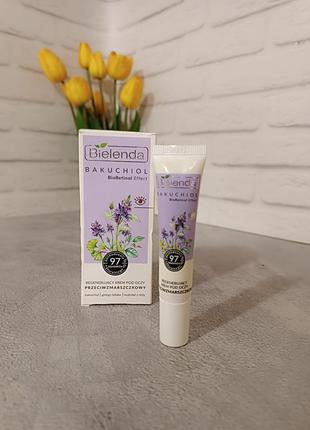 Відновлювальний крем для шкіри навколо очей bielenda bakuchiol bioretinol eye cream 15 мл