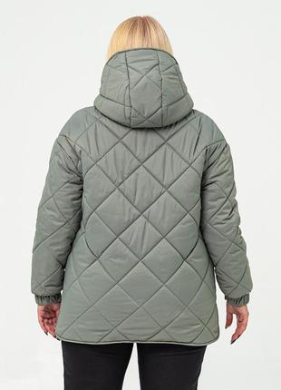 Женская демисезонная куртка больших размеров (50,52,54,56,58)2 фото