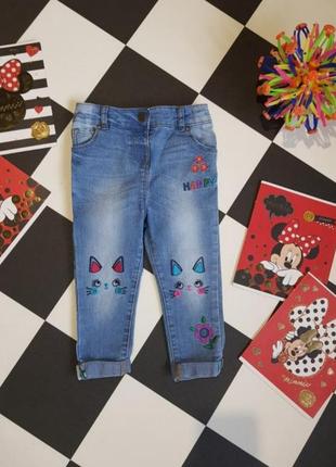 Стильные модные джинсы на девочку2 фото