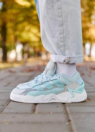 👟 кроссовки adidas niteball 2 light blue / наложка bs👟5 фото