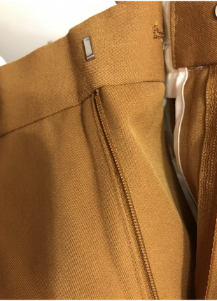 Крутые зауженные брюки горчичного цвета, от asos design. w31/l308 фото