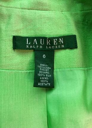 100% льняной пиджак lauren ralph lauren2 фото