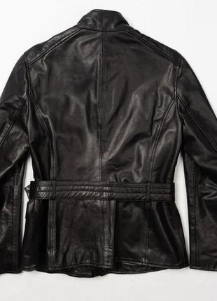 Blauer leather jacket жіноча шкіряна куртка6 фото