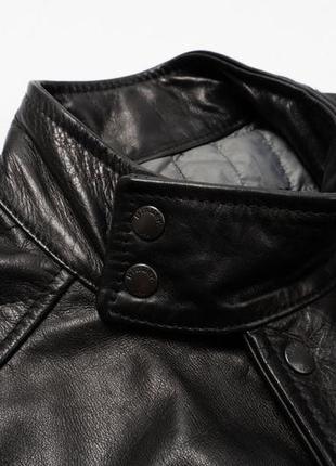 Blauer leather jacket жіноча шкіряна куртка8 фото