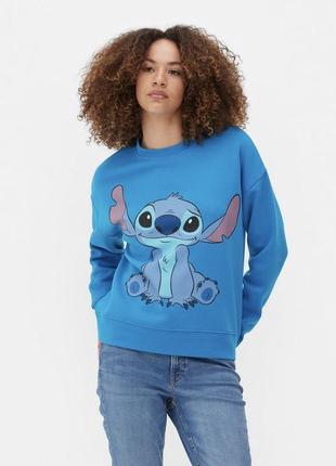 Яркий теплый с начесом свитшот электрик стечь худи, кофта stitch, толстовка