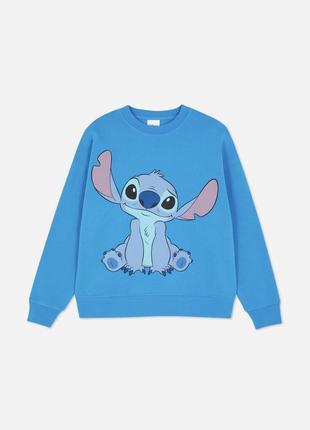 Яскравий теплий з начісом світшот електрик стіч худі, кофта stitch, толстовка