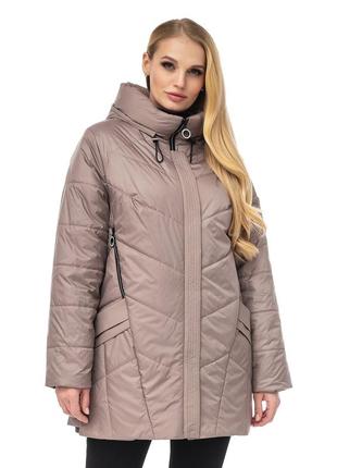 Женская демисезонная куртка больших размеров (52,54,56,58,60,62,64,66)