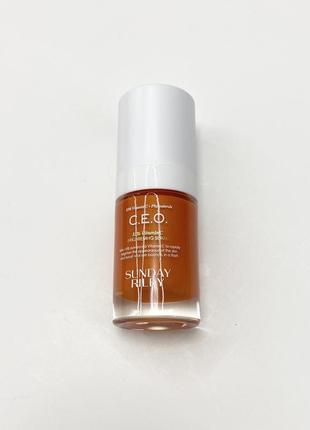 Освітлююча сироватка з вітаміном с sunday riley c. e. o. 15% vitamin c serum brightening, 15 ml