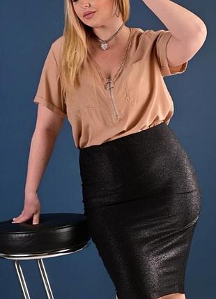 Блуза з блискавкою