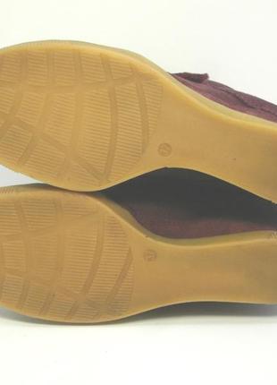 Женские замшевые ботинки сникерсы oxmox р. 376 фото