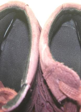 Женские замшевые ботинки сникерсы oxmox р. 375 фото