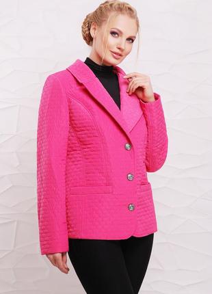 Жіноча демісезонний жакет великих розмірів (50-52-54-56-58-60)