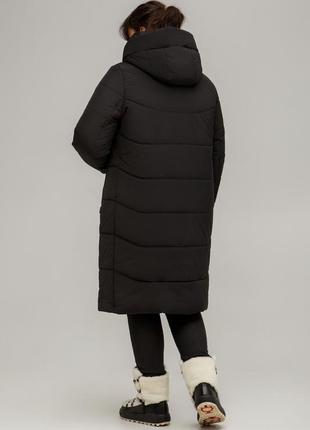 Жіноче зимове пальто великих розмірів verona (розмір 50,52,54,56,58,60)3 фото