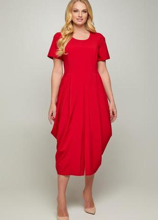 Плаття б'янка червоне 50 (100068)2 фото