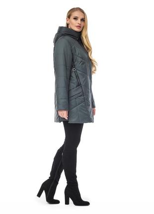 Женская демисезонная куртка больших размеров (52,54,56,58,60,62,64,66)2 фото