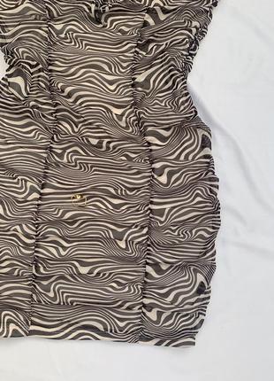 Новое платье сетка в принт-зебры h&amp;m4 фото
