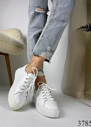 Кроссовки натур кожа