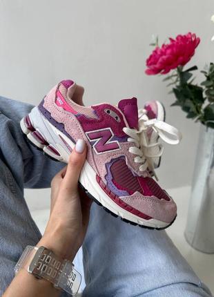 Кросівки new balance 2002r “pink/purple” premium1 фото