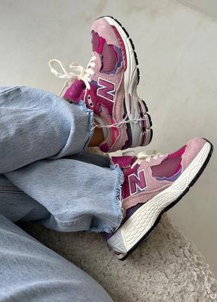 Кросівки new balance 2002r “pink/purple” premium2 фото