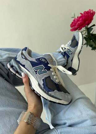 Кросівки new balance 2002r « sky blue » premium1 фото