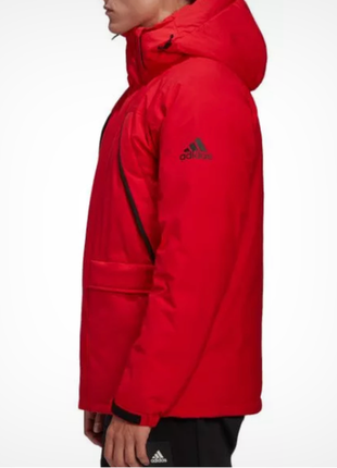 Чоловіча пухова куртка adidas з капюшоном terrex mountain down gk06684 фото