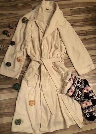 Шикарный флисовый халат большого размера,унисекс,батал cotton traders (великобритания🇬🇧)