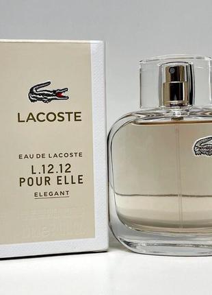 Lacoste eau de lacoste l.12.12 pour elle elegant💥оригінал 3 мл розпив аромату