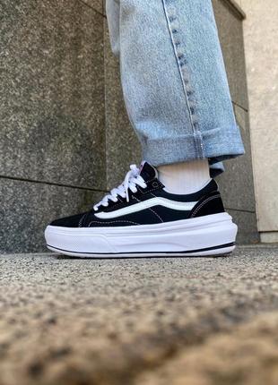 Vans old-skool overt black/white2 фото