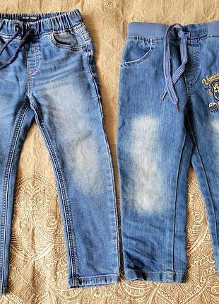 Джинсы 3-4 года 104р
